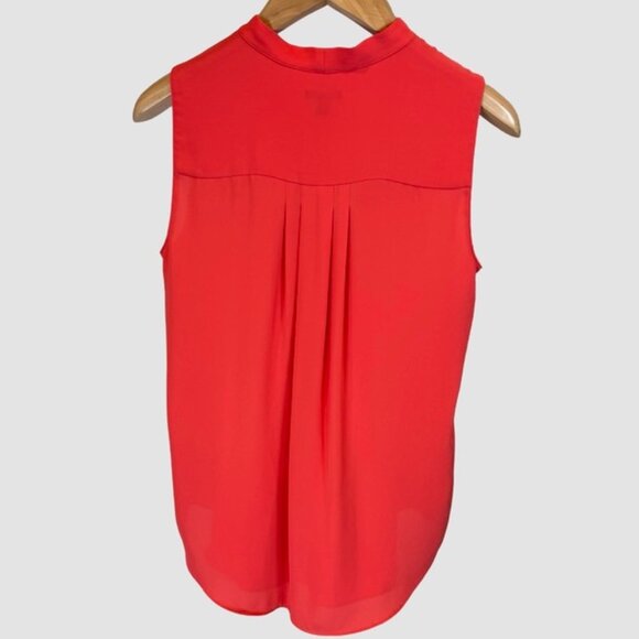 Women's Tie Neck Shell, Size M - Picture 5 of 6